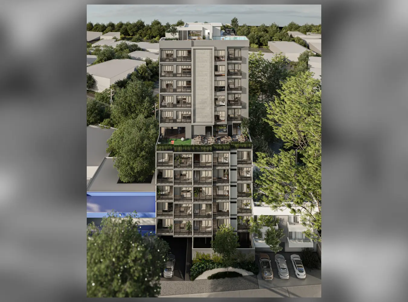 Fachada exterior de OKRAM Living Minerva